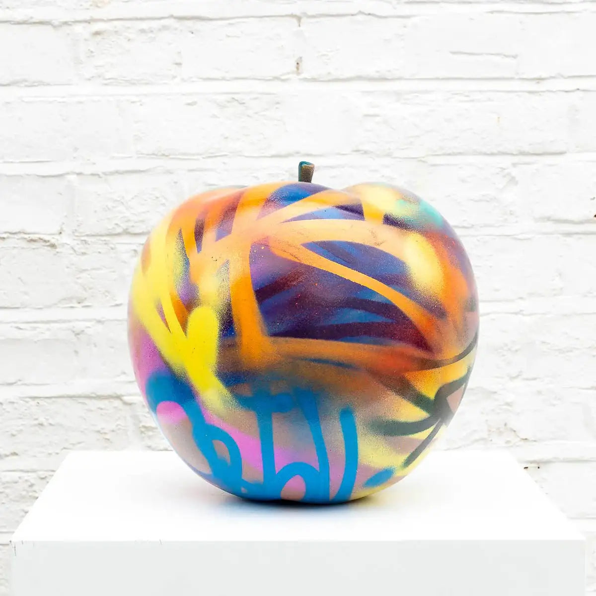 Small Apple III - Original Sculpture - SOLD by artist Jeremy Olsen - Wyecliffe Galleries