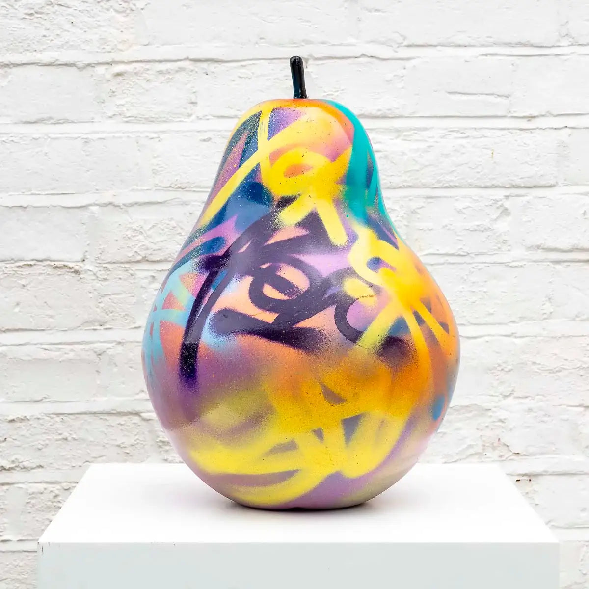 Small Pear II - Original Sculpture - SOLD by artist Jeremy Olsen - Wyecliffe Galleries