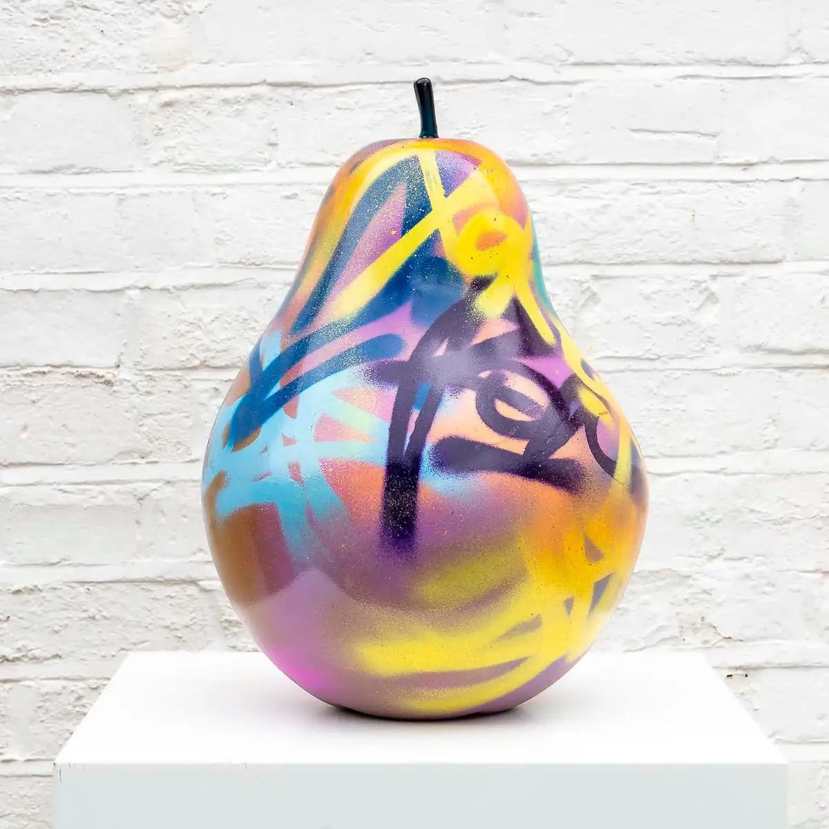 Small Pear II - Original Sculpture - SOLD by artist Jeremy Olsen - Wyecliffe Galleries