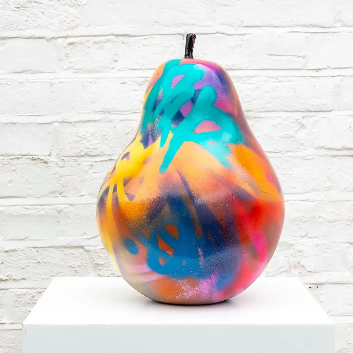 Small Pear II - Original Sculpture - SOLD by artist Jeremy Olsen - Wyecliffe Galleries