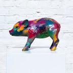 Small Piglet - Original Sculpture - SOLD by artist Jeremy Olsen - Wyecliffe Galleries