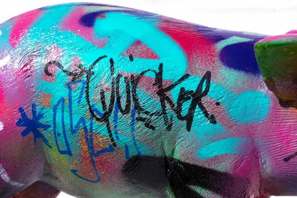 Small Piglet - Original Sculpture - SOLD by artist Jeremy Olsen - Wyecliffe Galleries