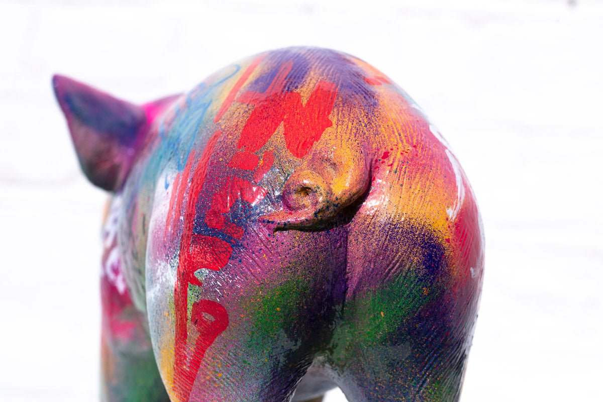 Small Piglet - Original Sculpture - SOLD by artist Jeremy Olsen - Wyecliffe Galleries