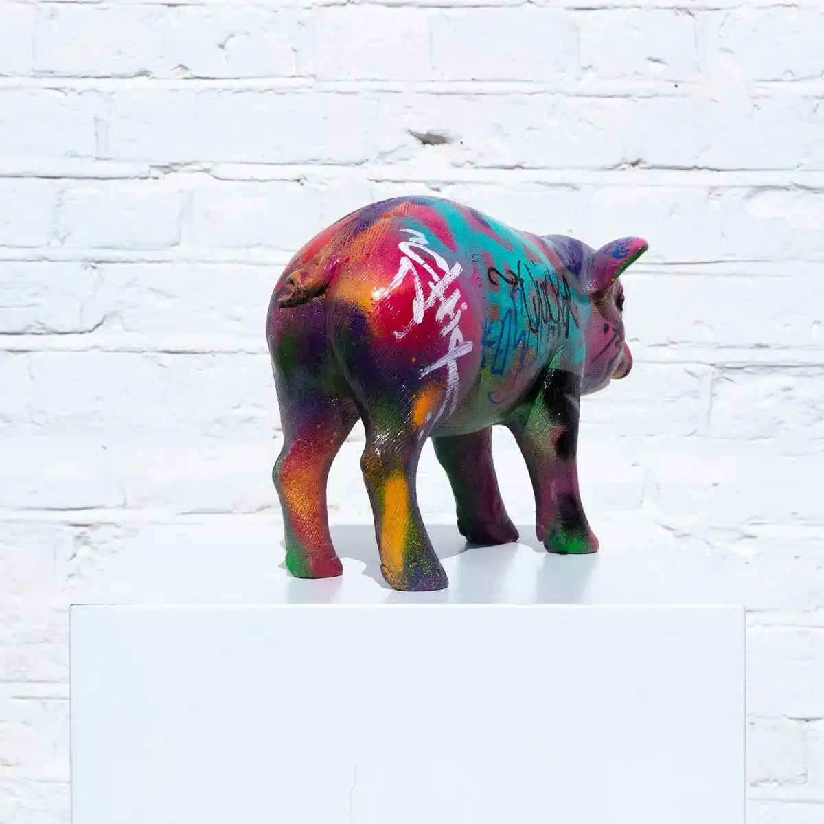 Small Piglet - Original Sculpture - SOLD by artist Jeremy Olsen - Wyecliffe Galleries
