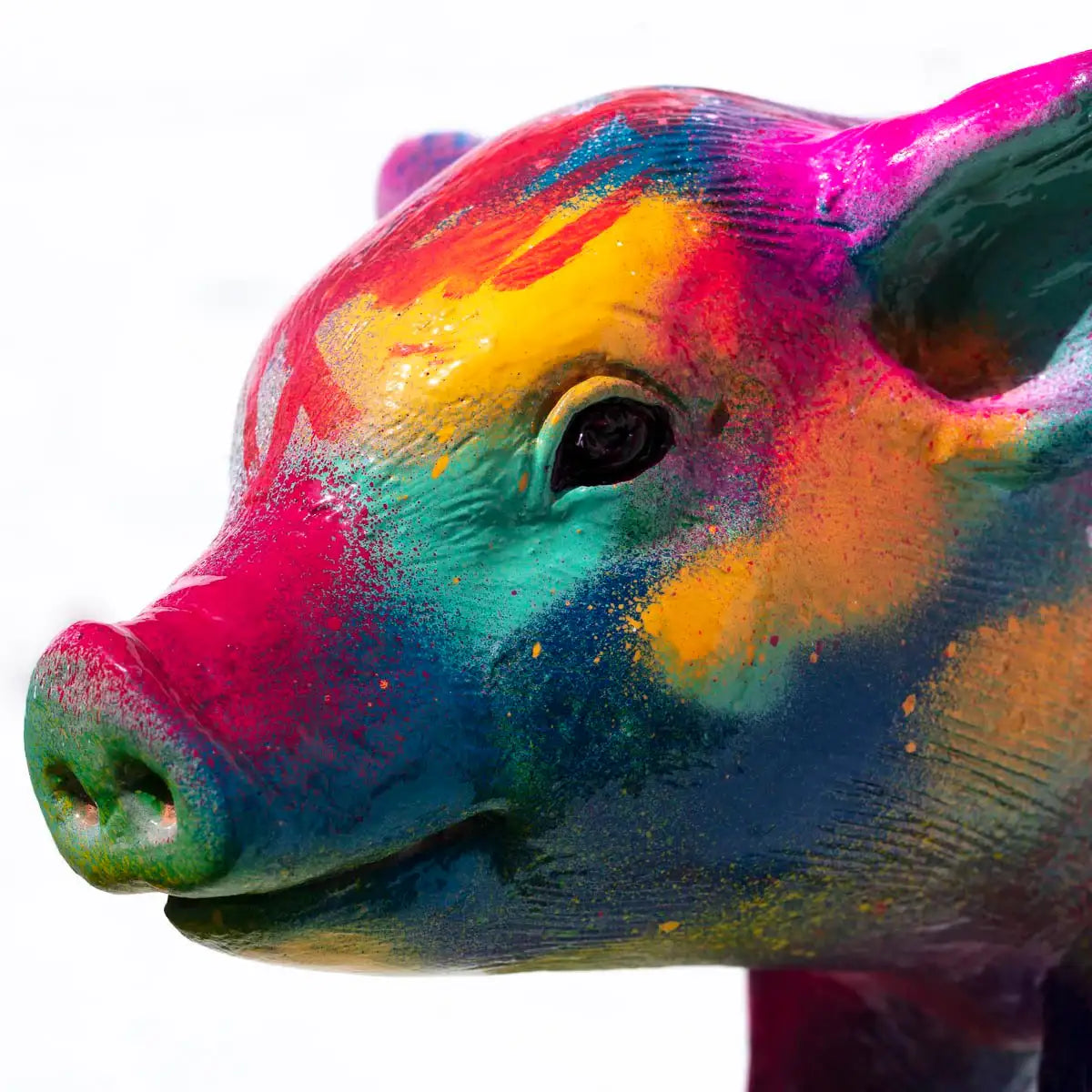 Small Piglet - Original Sculpture - SOLD by artist Jeremy Olsen - Wyecliffe Galleries