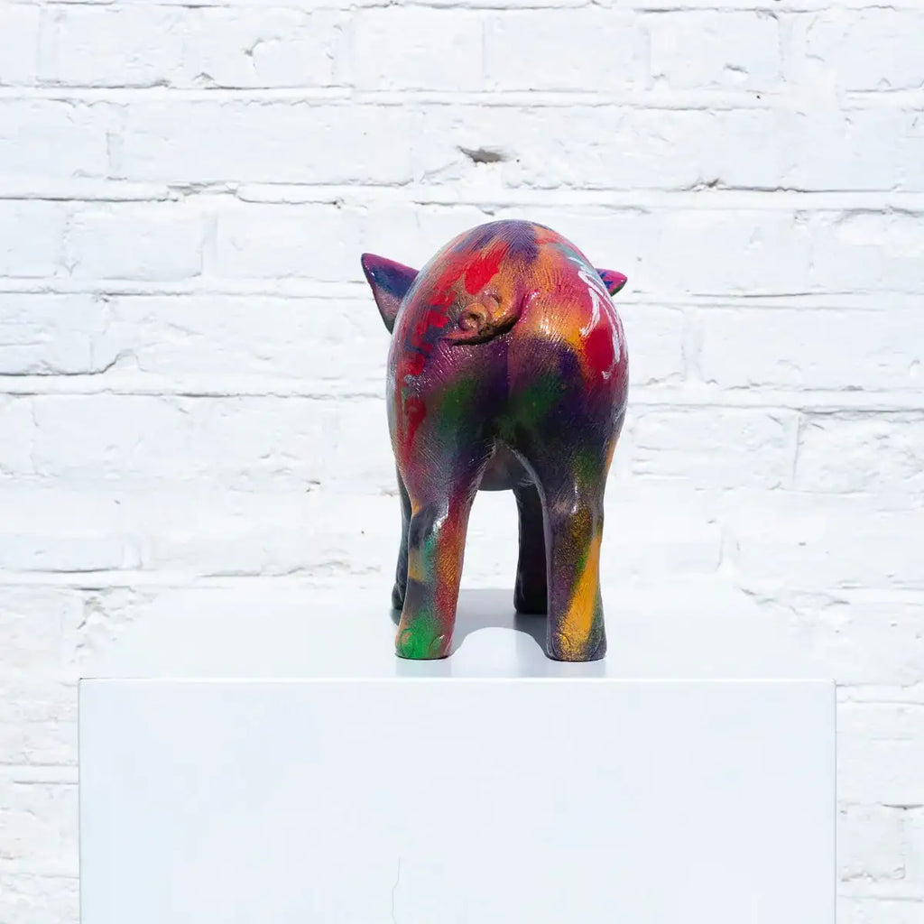 Small Piglet - Original Sculpture - SOLD by artist Jeremy Olsen - Wyecliffe Galleries