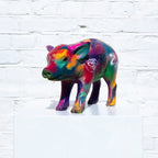 Small Piglet - Original Sculpture - SOLD by artist Jeremy Olsen - Wyecliffe Galleries