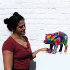 Small Piglet - Original Sculpture - SOLD by artist Jeremy Olsen - Wyecliffe Galleries