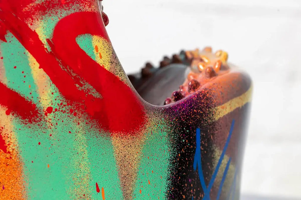 Small Shark Head I - Original Sculpture -SOLD by artist Jeremy Olsen - Wyecliffe Galleries