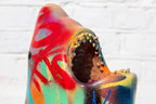 Small Shark Head I - Original Sculpture -SOLD by artist Jeremy Olsen - Wyecliffe Galleries