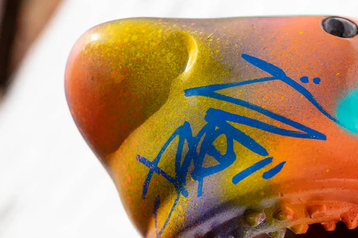 Small Shark Head II - Original Sculpture - SOLD by artist Jeremy Olsen - Wyecliffe Galleries