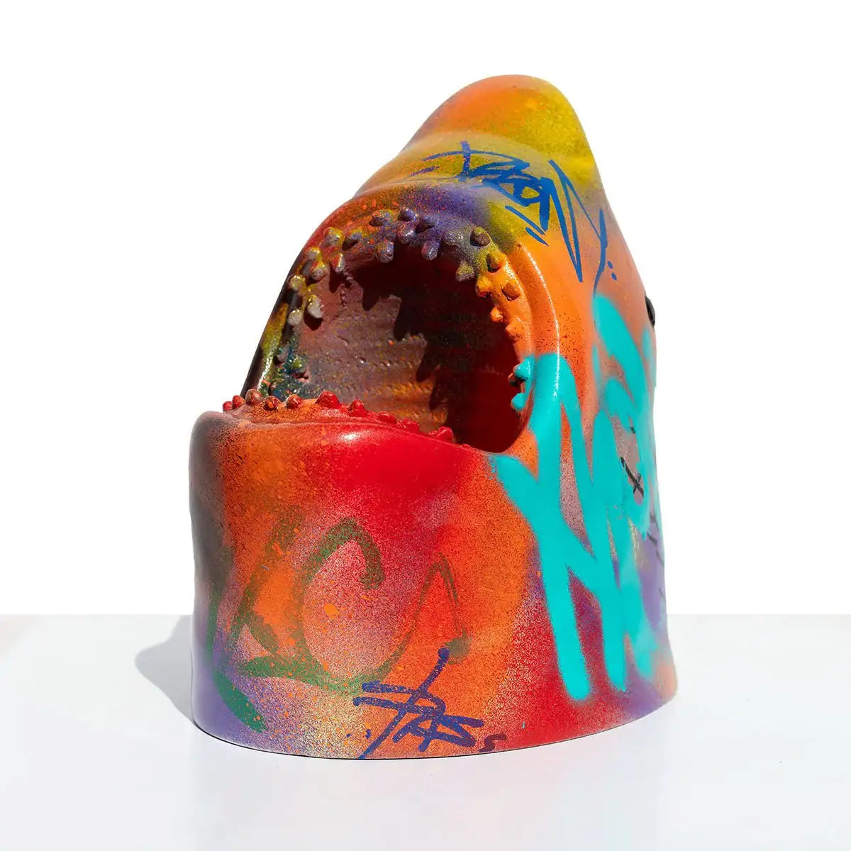 Small Shark Head II - Original Sculpture - SOLD by artist Jeremy Olsen - Wyecliffe Galleries