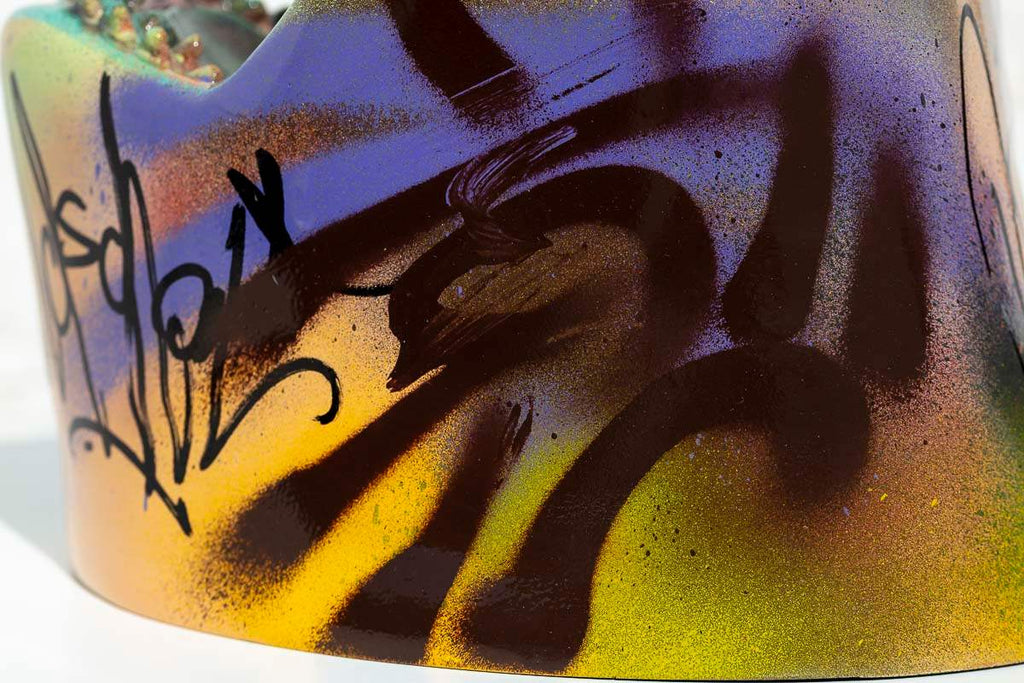 Small Shark Head III - Original Sculpture - SOLD by artist Jeremy Olsen - Wyecliffe Galleries