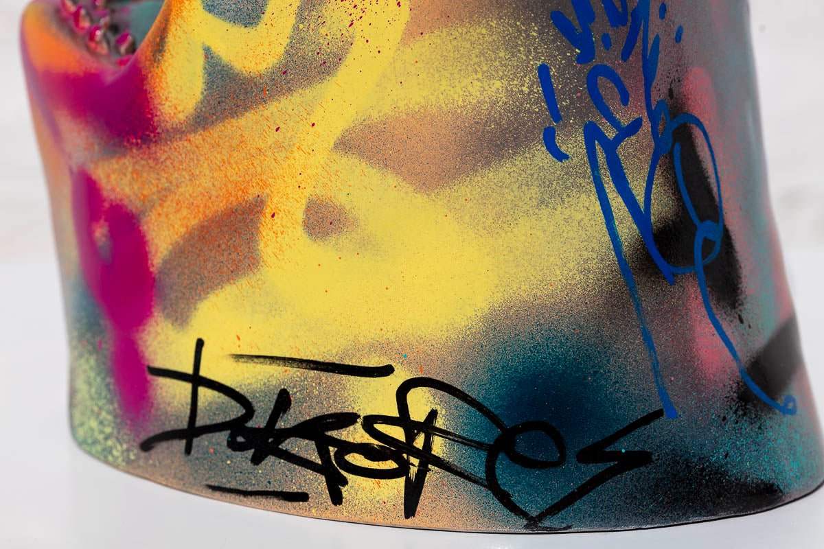 Small Shark Head III - Original Sculpture - SOLD by artist Jeremy Olsen - Wyecliffe Galleries