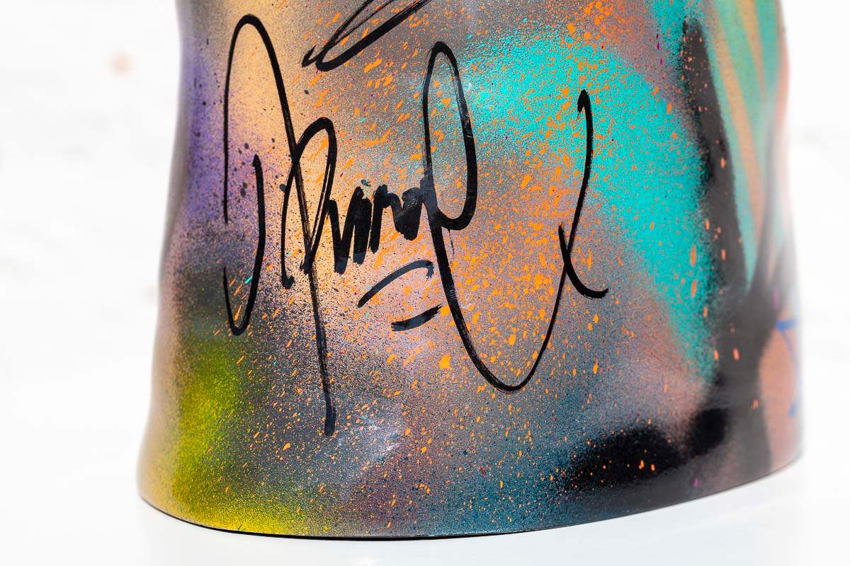 Small Shark Head IIII - Original - SOLD by artist Jeremy Olsen - Wyecliffe Galleries