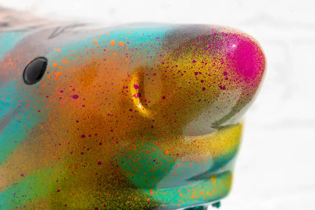 Small Shark Head IIII - Original - SOLD by artist Jeremy Olsen - Wyecliffe Galleries