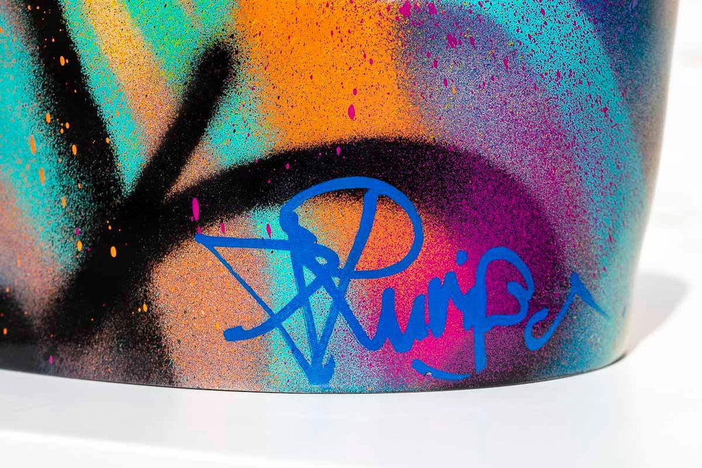 Small Shark Head IIII - Original - SOLD by artist Jeremy Olsen - Wyecliffe Galleries