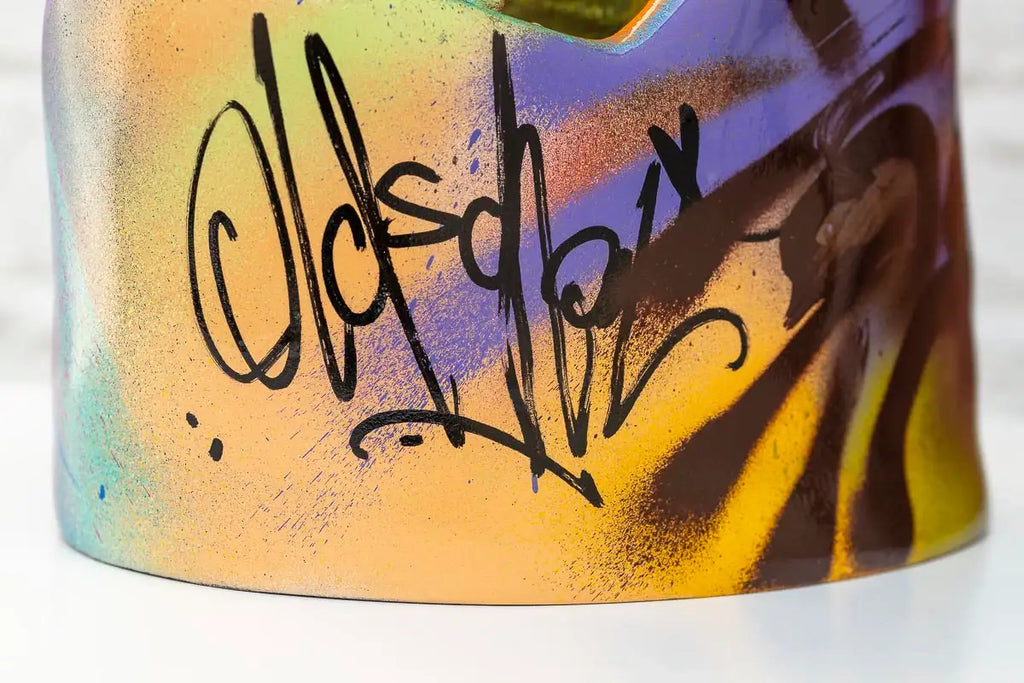 Small Shark Head IIII - Original - SOLD by artist Jeremy Olsen - Wyecliffe Galleries