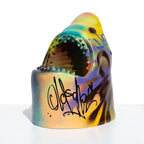 Small Shark Head IIII - Original - SOLD by artist Jeremy Olsen - Wyecliffe Galleries