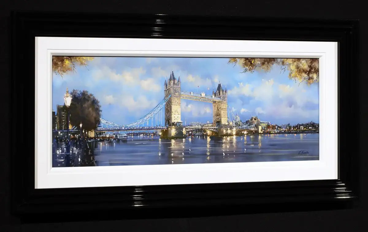 A River Walk - Original - SOLD by artist Joe Bowen - Wyecliffe Galleries