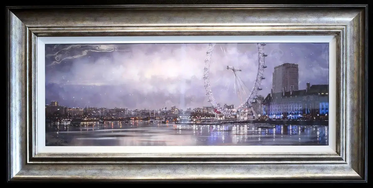 London Eye -SOLD by artist Joe Bowen - Wyecliffe Galleries