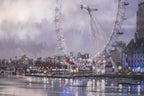 London Eye -SOLD by artist Joe Bowen - Wyecliffe Galleries