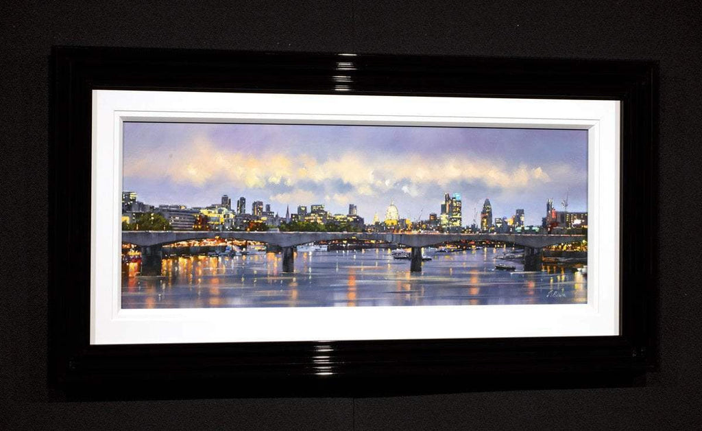 London Skyline - Original SOLD by artist Joe Bowen - Wyecliffe Galleries