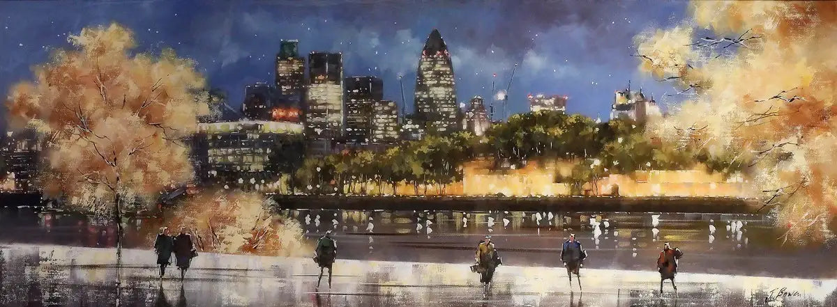London Stars -SOLD by artist Joe Bowen - Wyecliffe Galleries