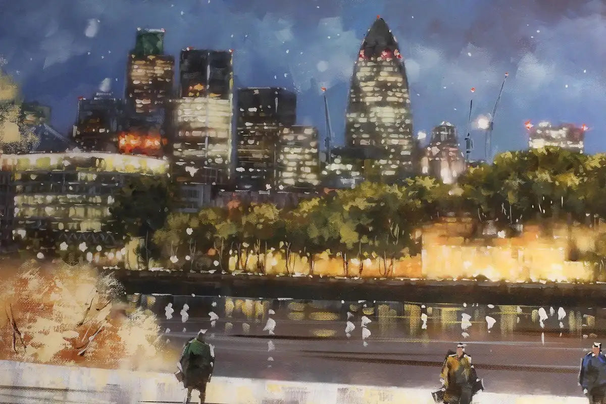 London Stars -SOLD by artist Joe Bowen - Wyecliffe Galleries