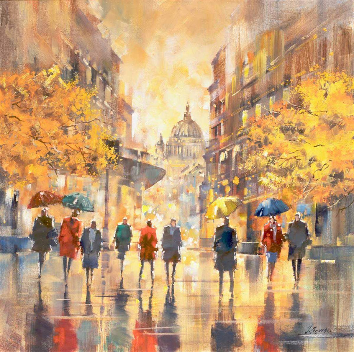 Morning Commute II - Original - SOLD by artist Joe Bowen - Wyecliffe Galleries