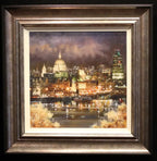 Starry Night at St Pauls - SOLD by artist Joe Bowen - Wyecliffe Galleries
