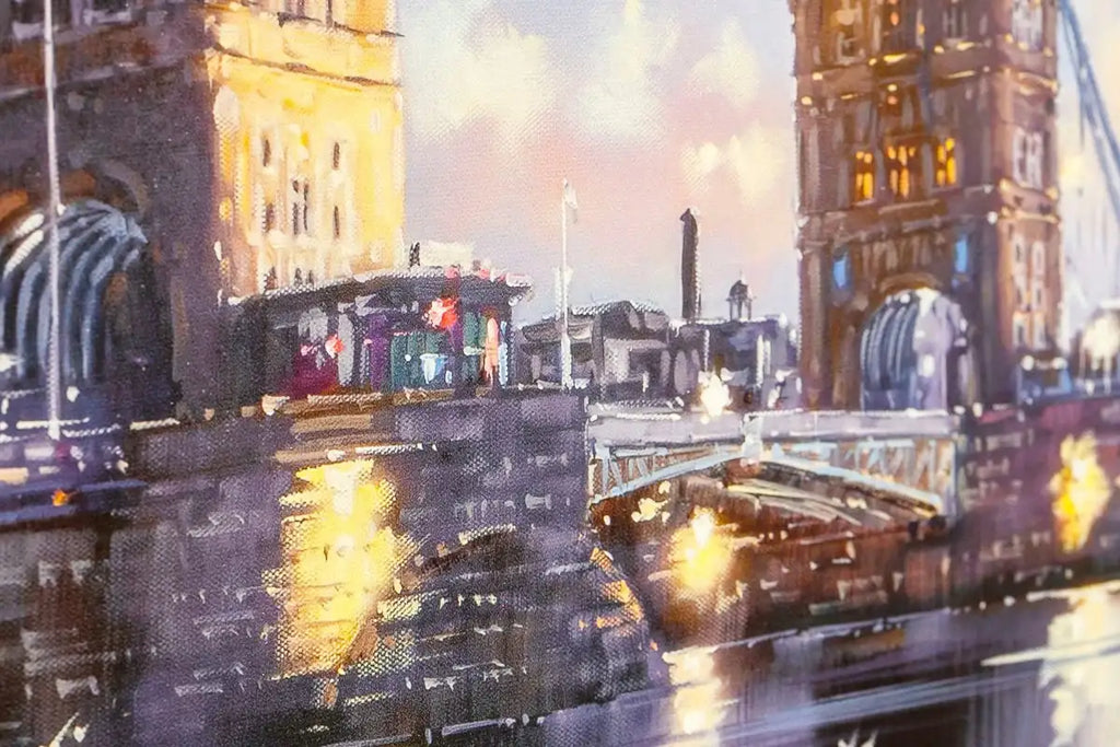 Tower Bridge - Edition - SOLD by artist Joe Bowen - Wyecliffe Galleries