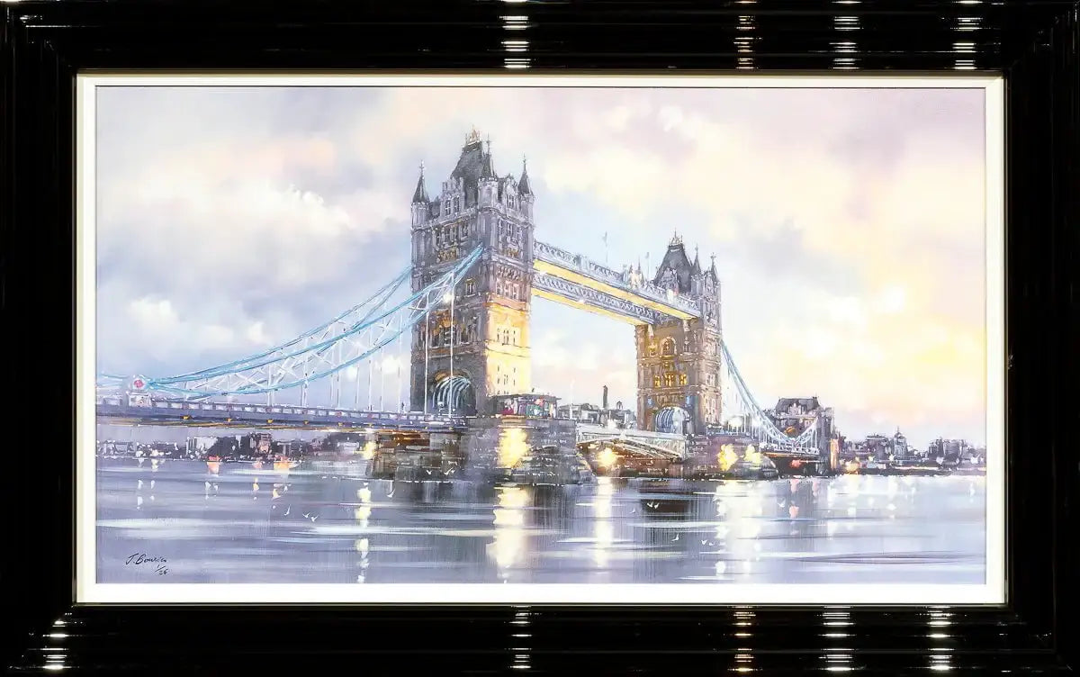 Tower Bridge - Edition - SOLD by artist Joe Bowen - Wyecliffe Galleries