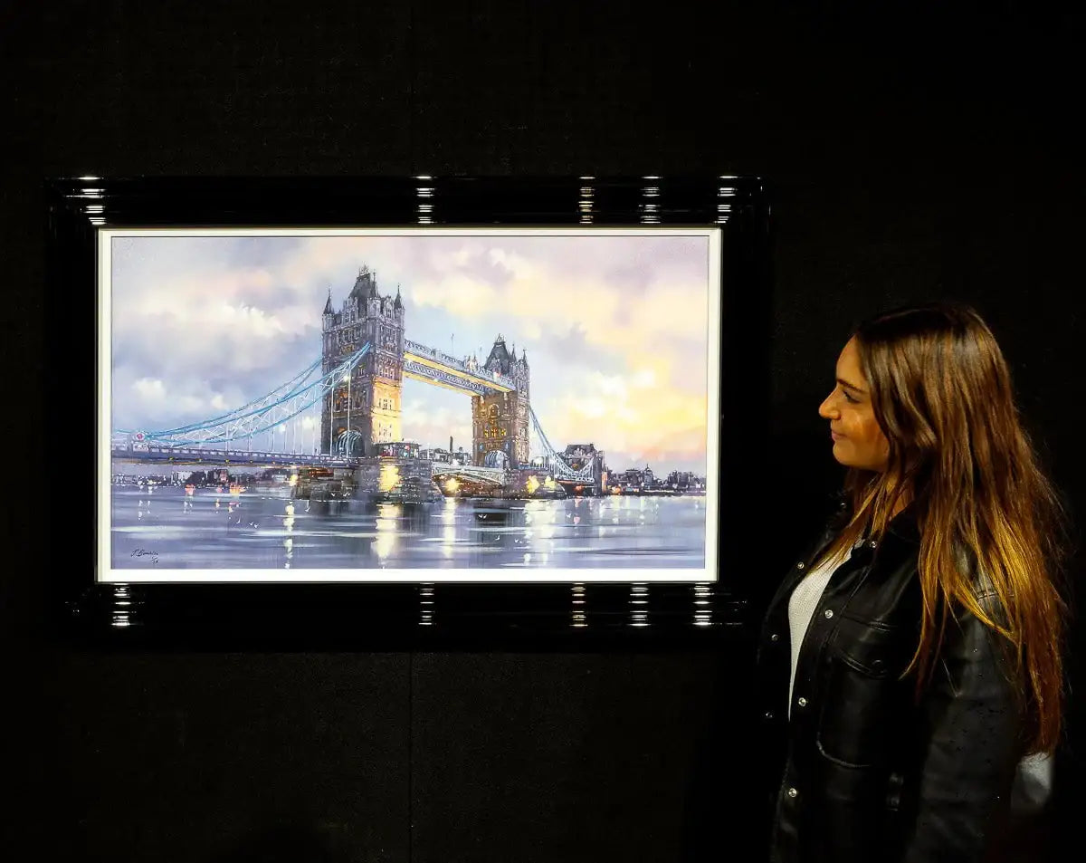 Tower Bridge - Edition - SOLD by artist Joe Bowen - Wyecliffe Galleries