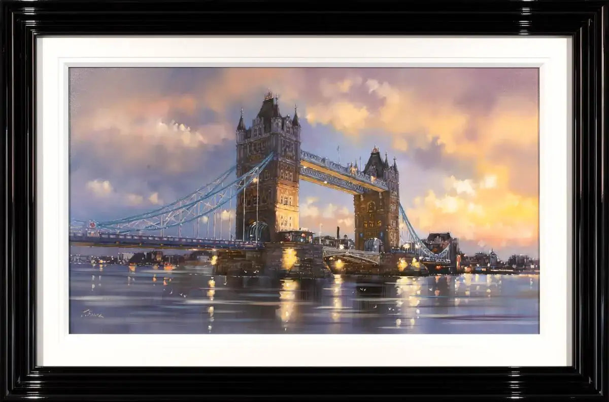 Tower Bridge - Original - SOLD by artist Joe Bowen - Wyecliffe Galleries