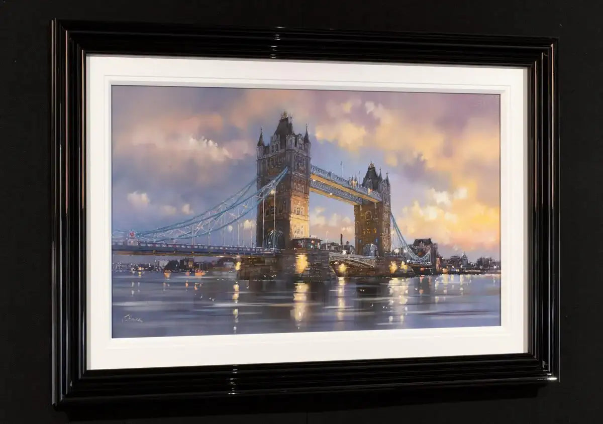 Tower Bridge - Original - SOLD by artist Joe Bowen - Wyecliffe Galleries