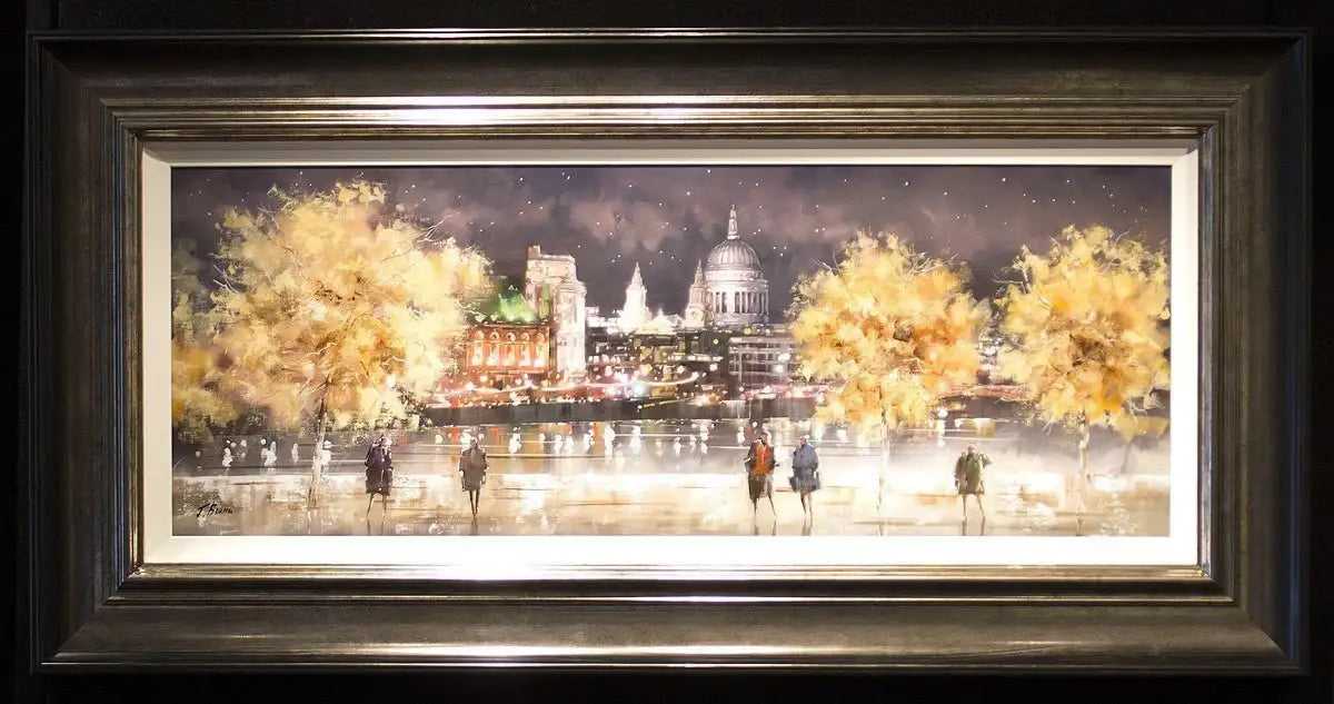 View of St. Paul's - SOLD by artist Joe Bowen - Wyecliffe Galleries