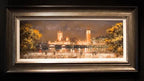 Westminster by Night - SOLD by artist Joe Bowen - Wyecliffe Galleries