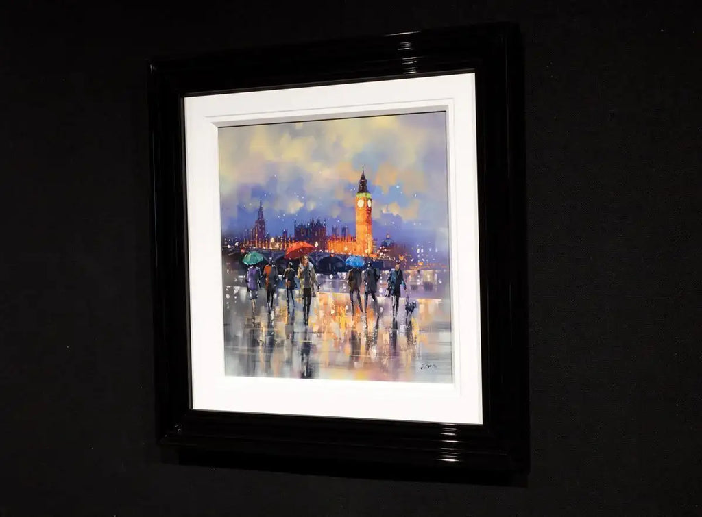 Winters Walk - Original - SOLD by artist Joe Bowen - Wyecliffe Galleries