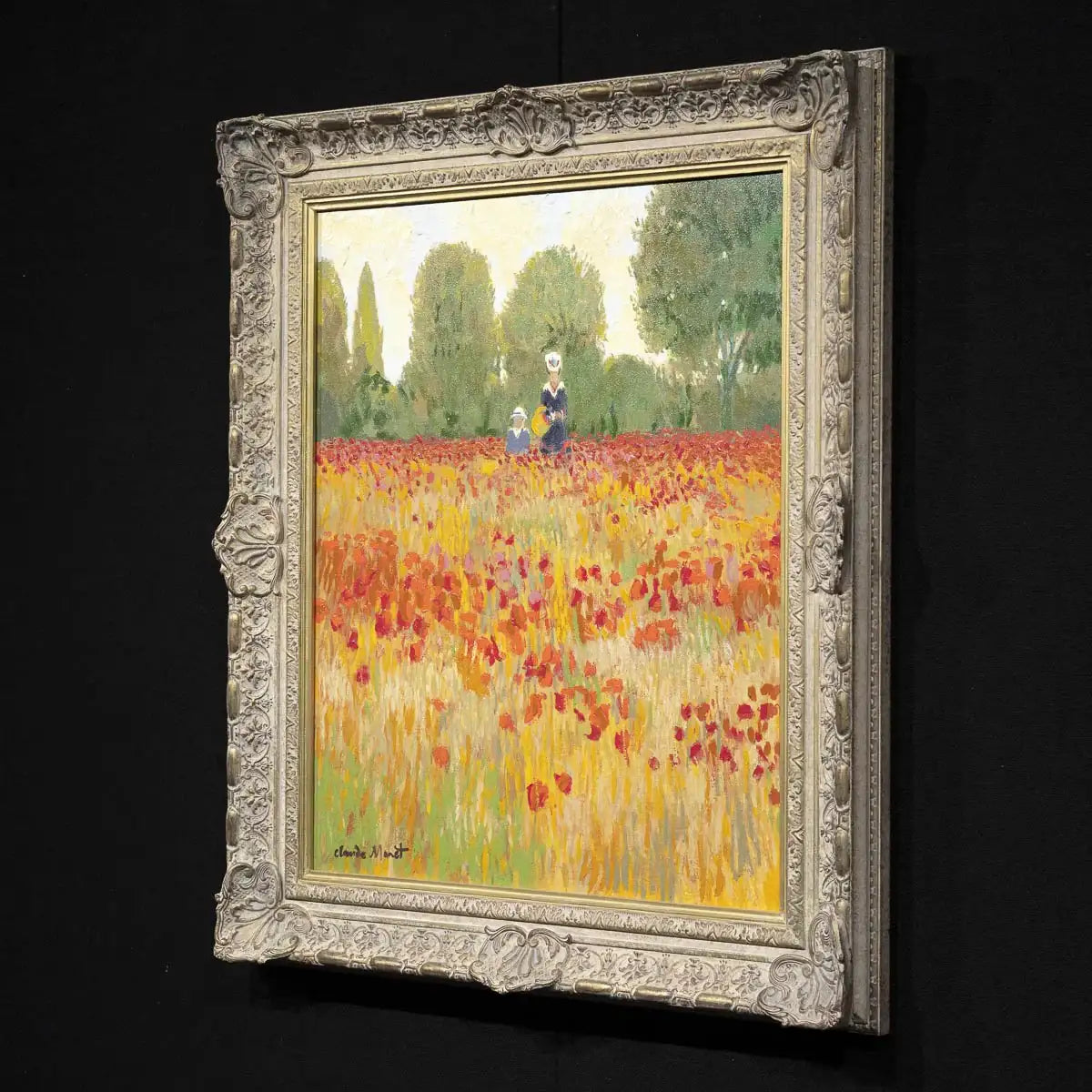 Camille and Jean Monet in a Poppyfield, 1873 - Edition - RARE - SOLD by artist John Myatt - Wyecliffe Galleries