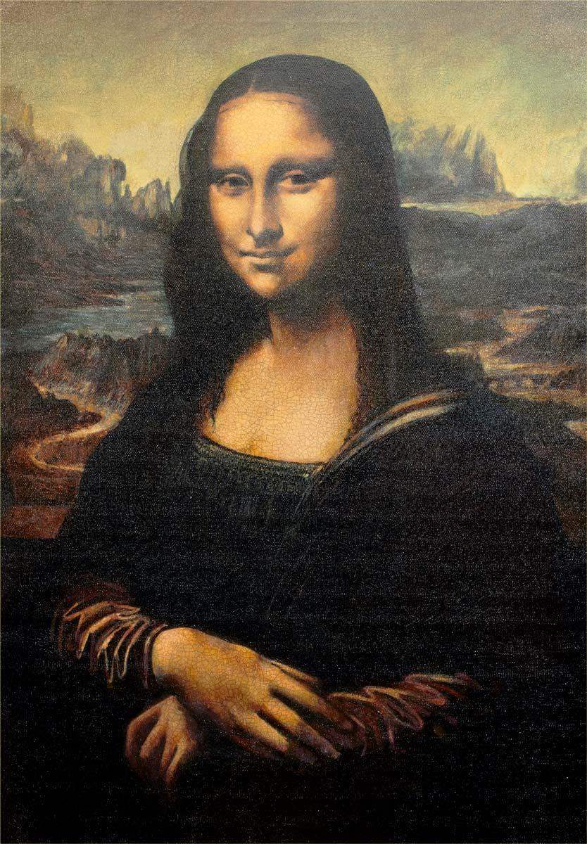 Mona Lisa in the Style of Leonardo Da Vinci - Edition - SOLD OUT by artist John Myatt - Wyecliffe Galleries