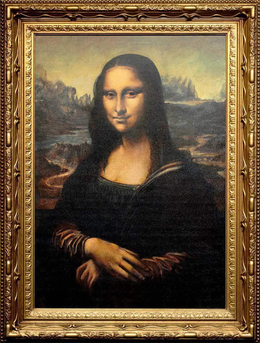 Mona Lisa in the Style of Leonardo Da Vinci - Edition - SOLD OUT by artist John Myatt - Wyecliffe Galleries
