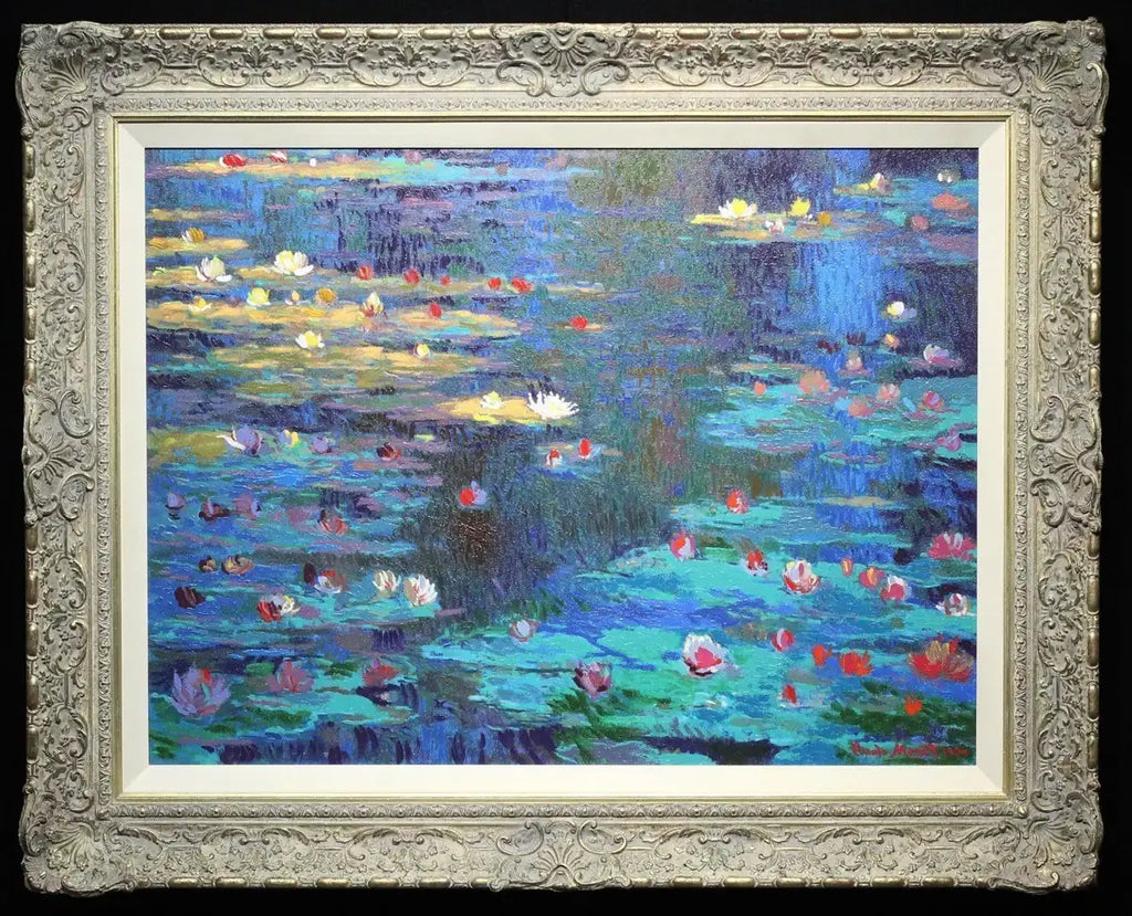 Nympheas - SOLD OUT by artist John Myatt - Wyecliffe Galleries