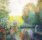 Park at Montgeron - Edition - SOLD by artist John Myatt - Wyecliffe Galleries