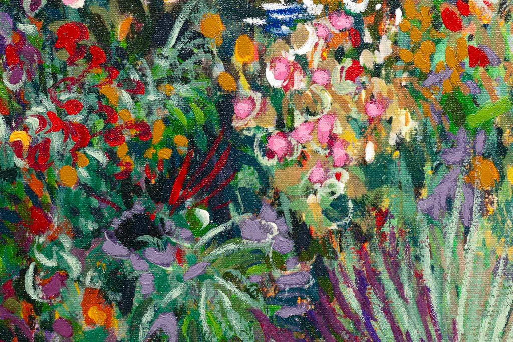 Park at Montgeron - Edition - SOLD by artist John Myatt - Wyecliffe Galleries