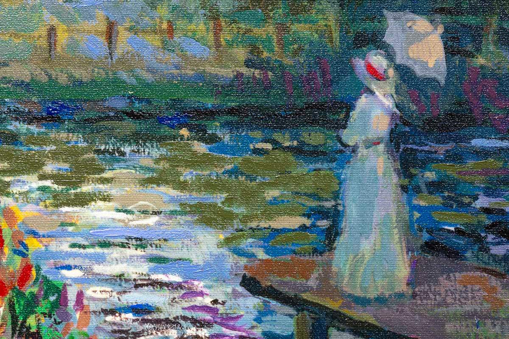 Park at Montgeron - Edition - SOLD by artist John Myatt - Wyecliffe Galleries