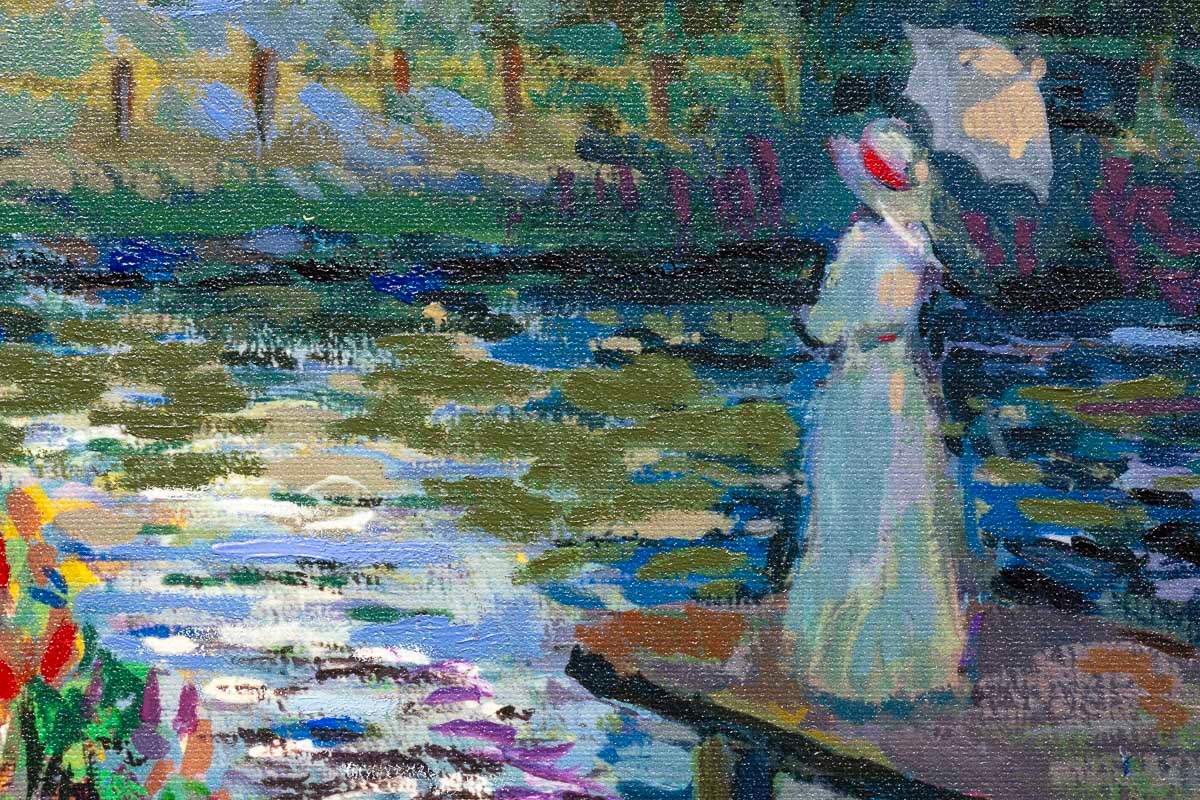 Park at Montgeron - Edition - SOLD by artist John Myatt - Wyecliffe Galleries