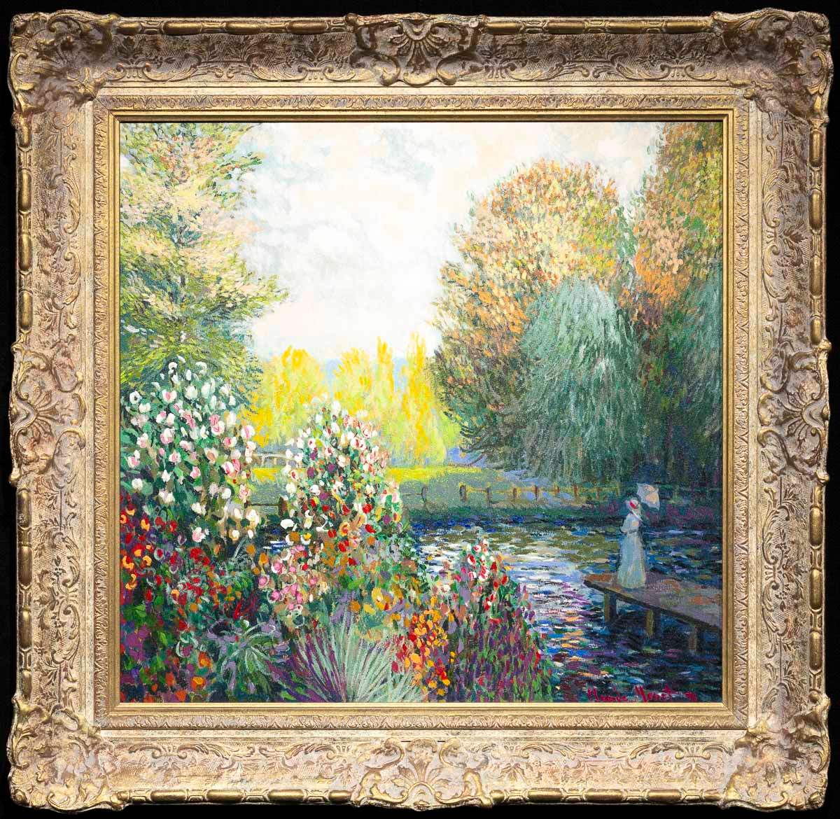 Park at Montgeron - Edition - SOLD by artist John Myatt - Wyecliffe Galleries