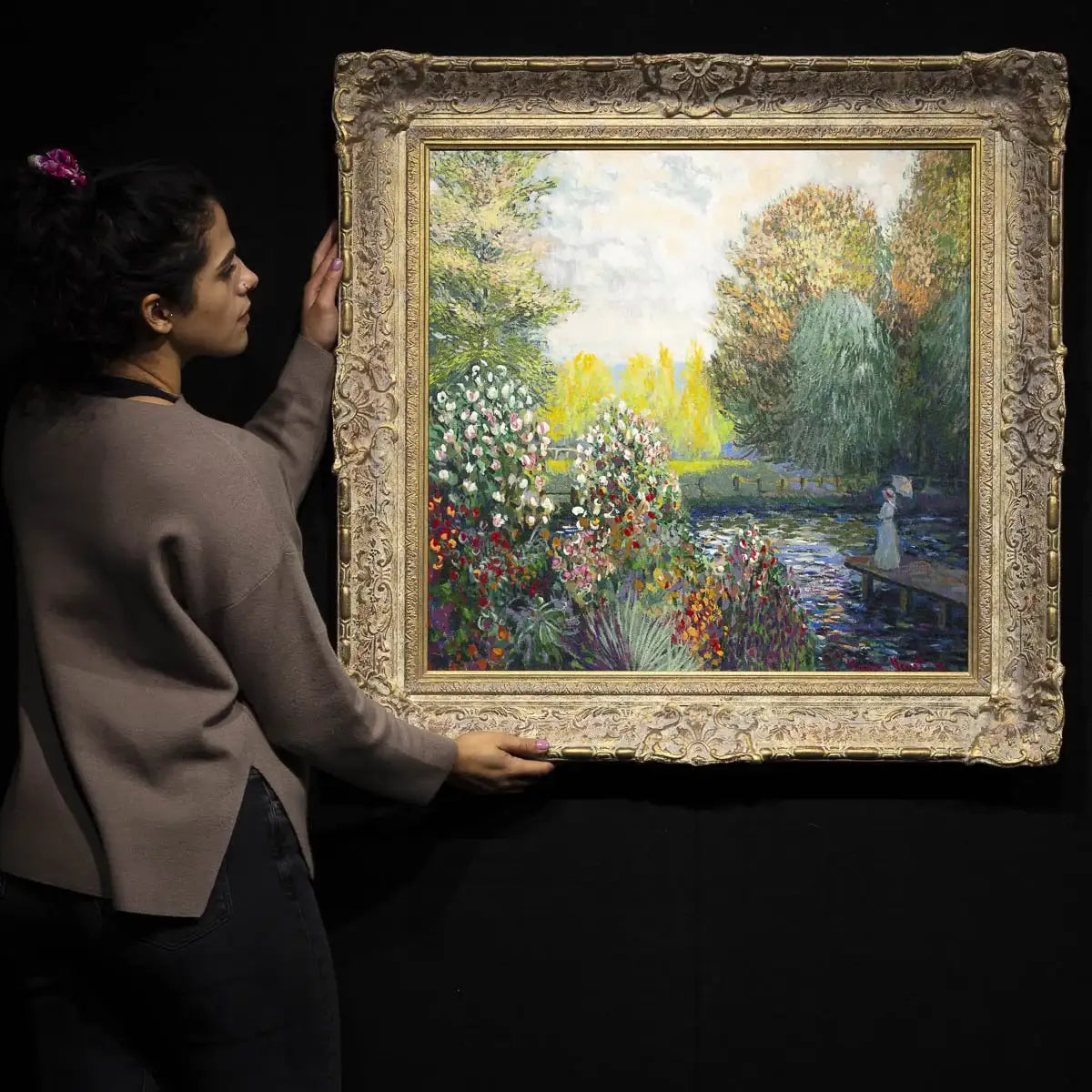 Park at Montgeron - Edition - SOLD by artist John Myatt - Wyecliffe Galleries