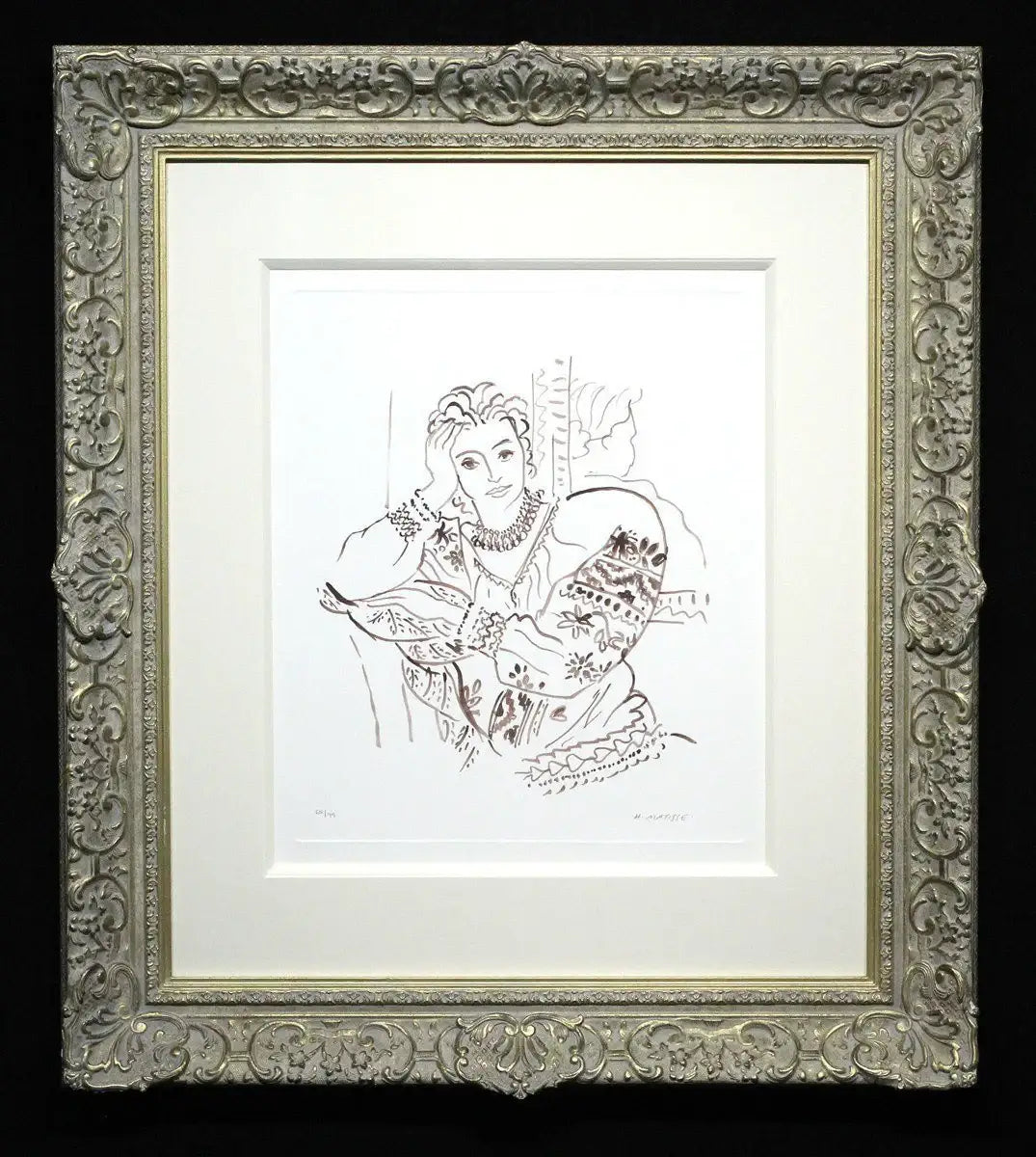 Patterned Blouse - Edition - SOLD OUT by artist John Myatt - Wyecliffe Galleries